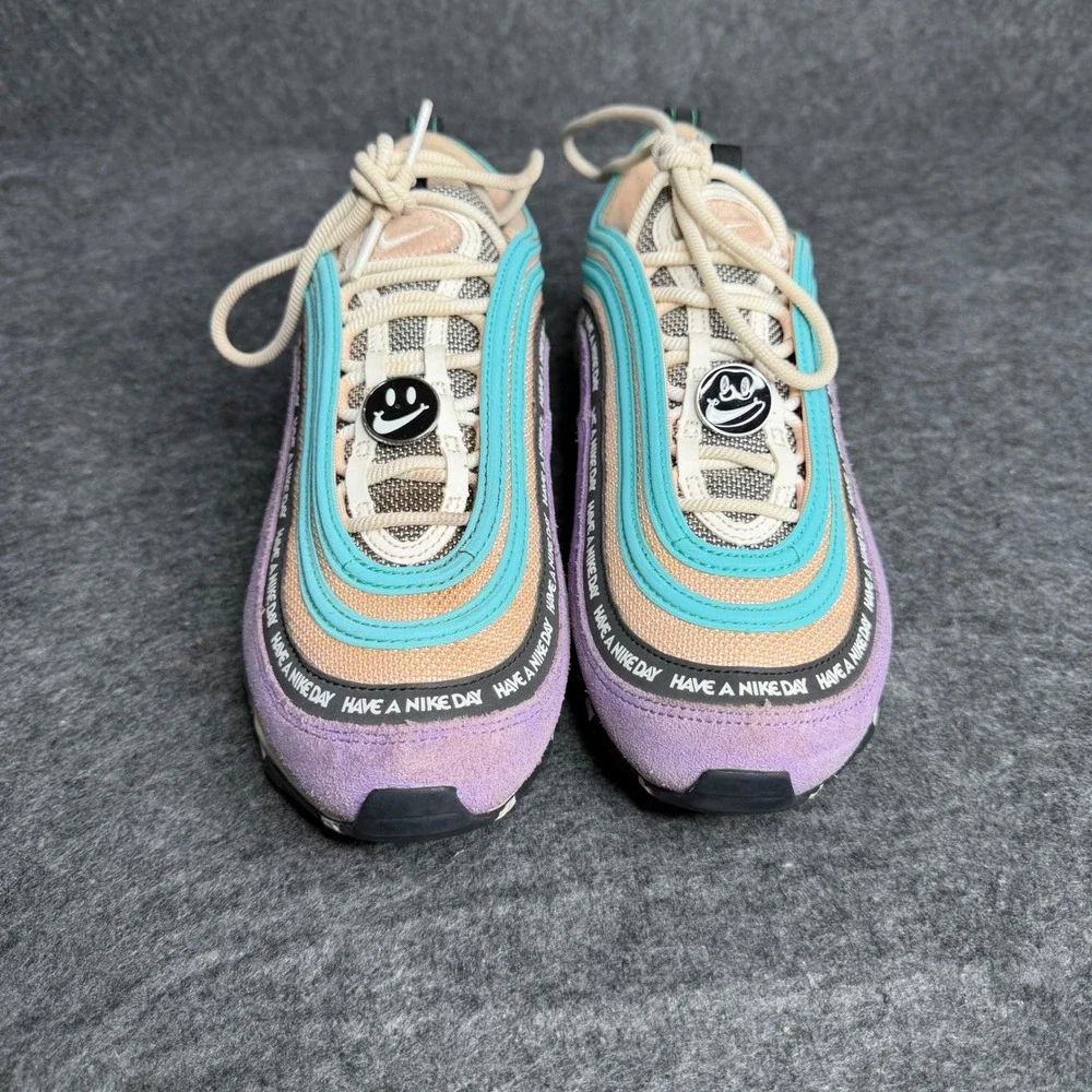 Nike Air Max 97 Have A‎ Nike Day Space Purple Aqua BQ9130-500 Mens Size 8